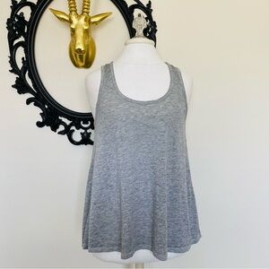 Z Supply Heather Gray Racerback Tank Top